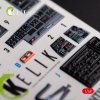 KELIK K48103 F-16A/C - interior 3D decals for Academy kit 1/48
